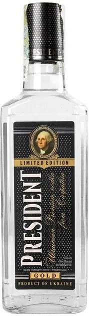 Горілка President Gold штоф 40% 0.25 л